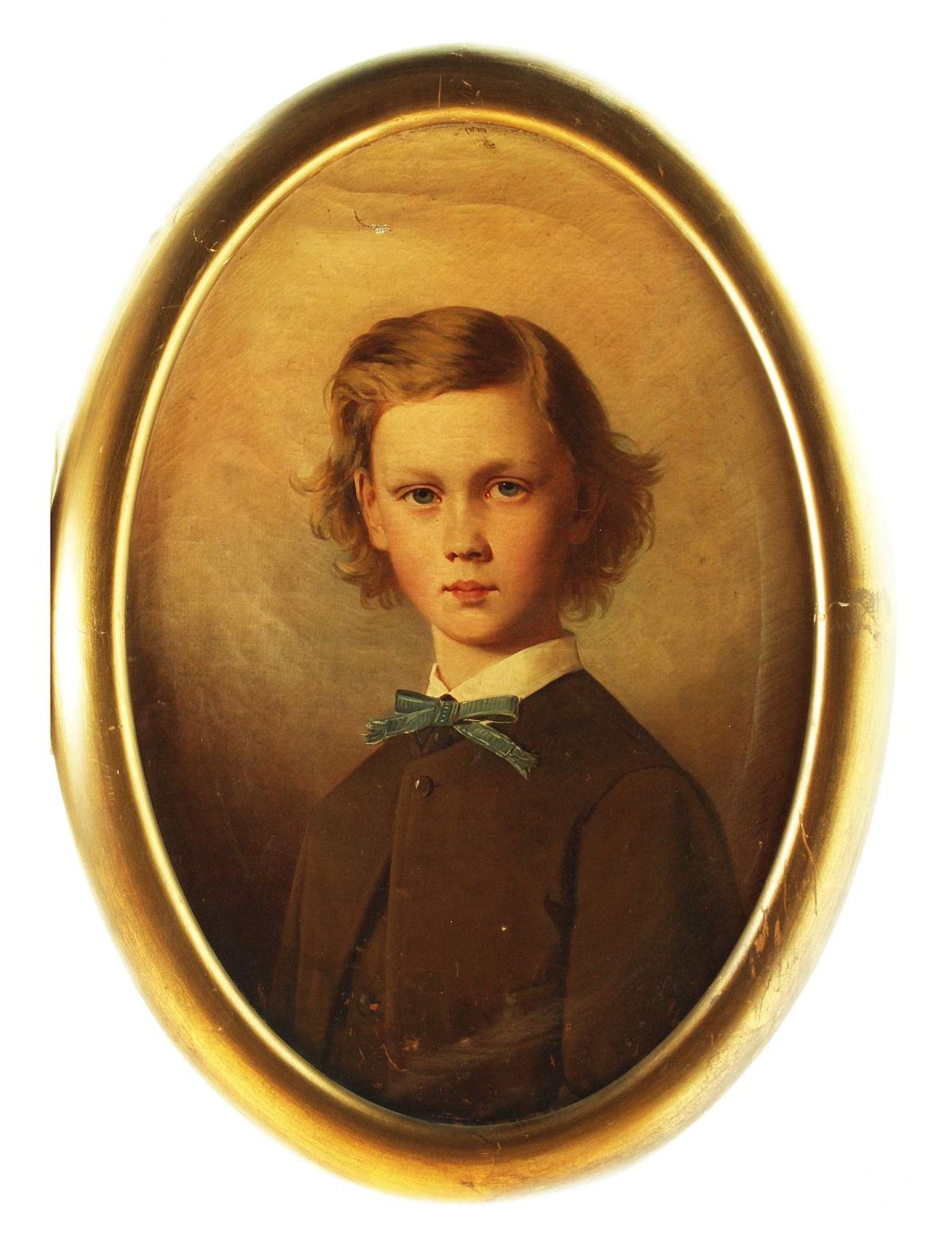 HAGEN-SCHWARZ, Julie Wilhelmine HAGEN-SCHWARZ, Julie Wilhelmine. 1824 - 1902. Knabenporträt. Öl - Bild 2 aus 4