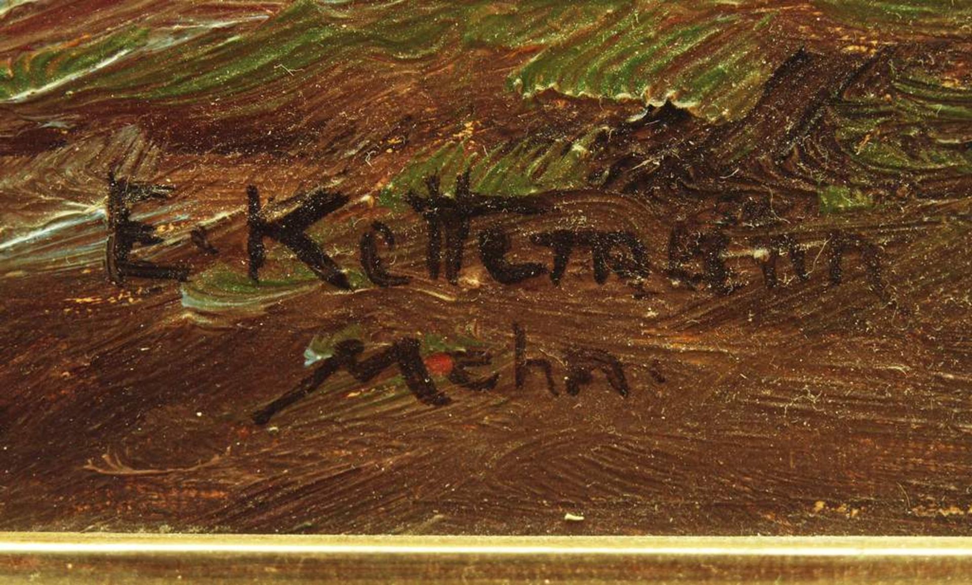 KETTEMANN, Erwin. KETTEMANN, Erwin. 1897 München - 1971 Rottach-Egern. Ruderboote mit Fischern am - Bild 5 aus 5