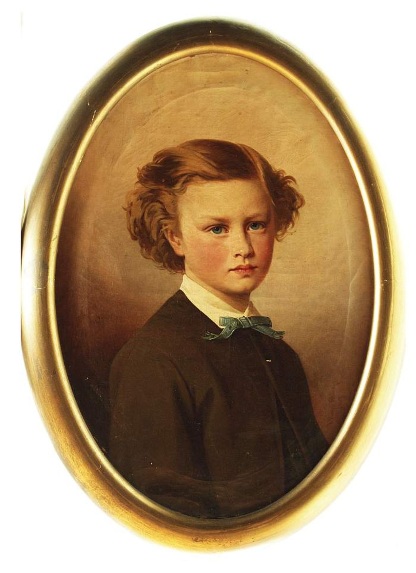 HAGEN-SCHWARZ, Julie Wilhelmine HAGEN-SCHWARZ, Julie Wilhelmine. 1824 - 1902. Knabenporträt. Öl