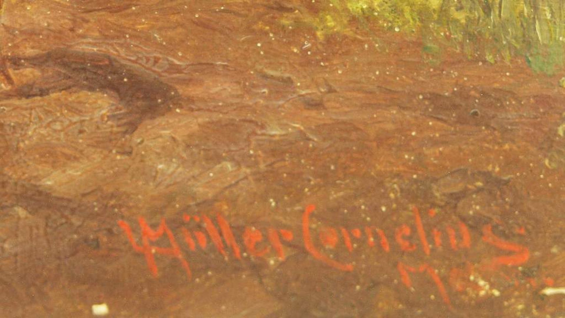 MÜLLER-CORNELIUS, Ludwig. MÜLLER-CORNELIUS, Ludwig. 1864 München - 1946 ebenda. Bauernfamilie auf - Bild 5 aus 5