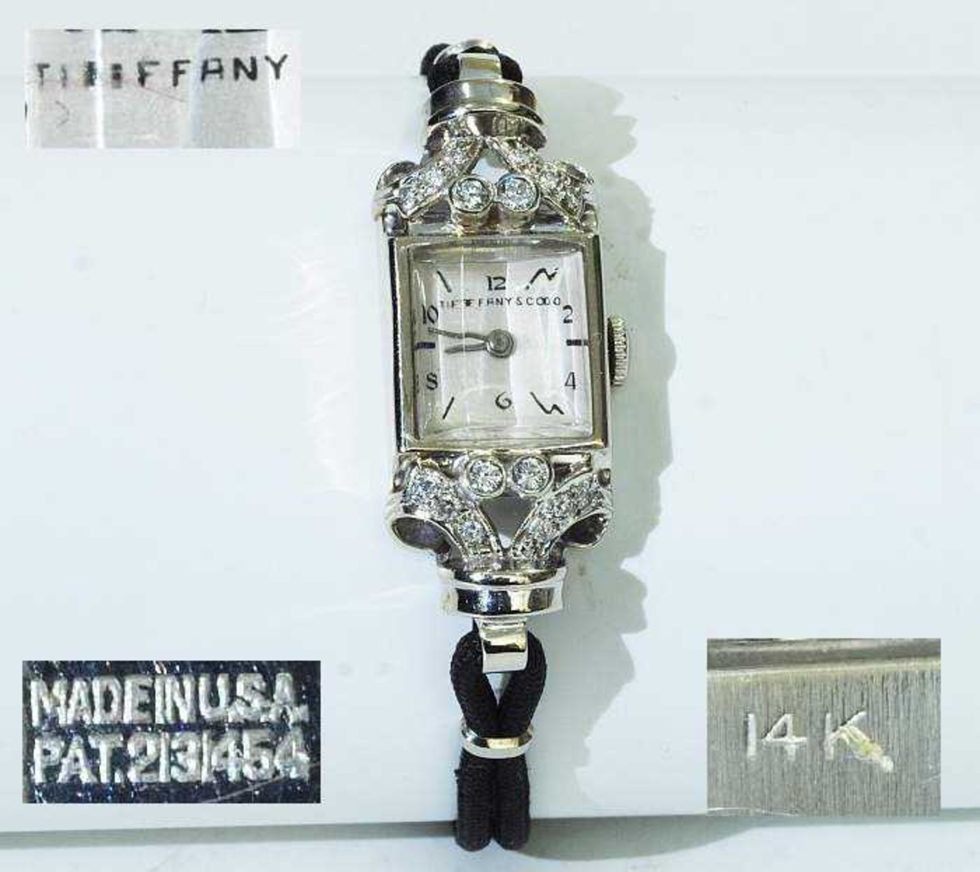 Tiffany Damen-Armbanduhr. Tiffany Damen-Armbanduhr, Vintage. "Luzerne" Watch CO für Tiffany u. Co.
