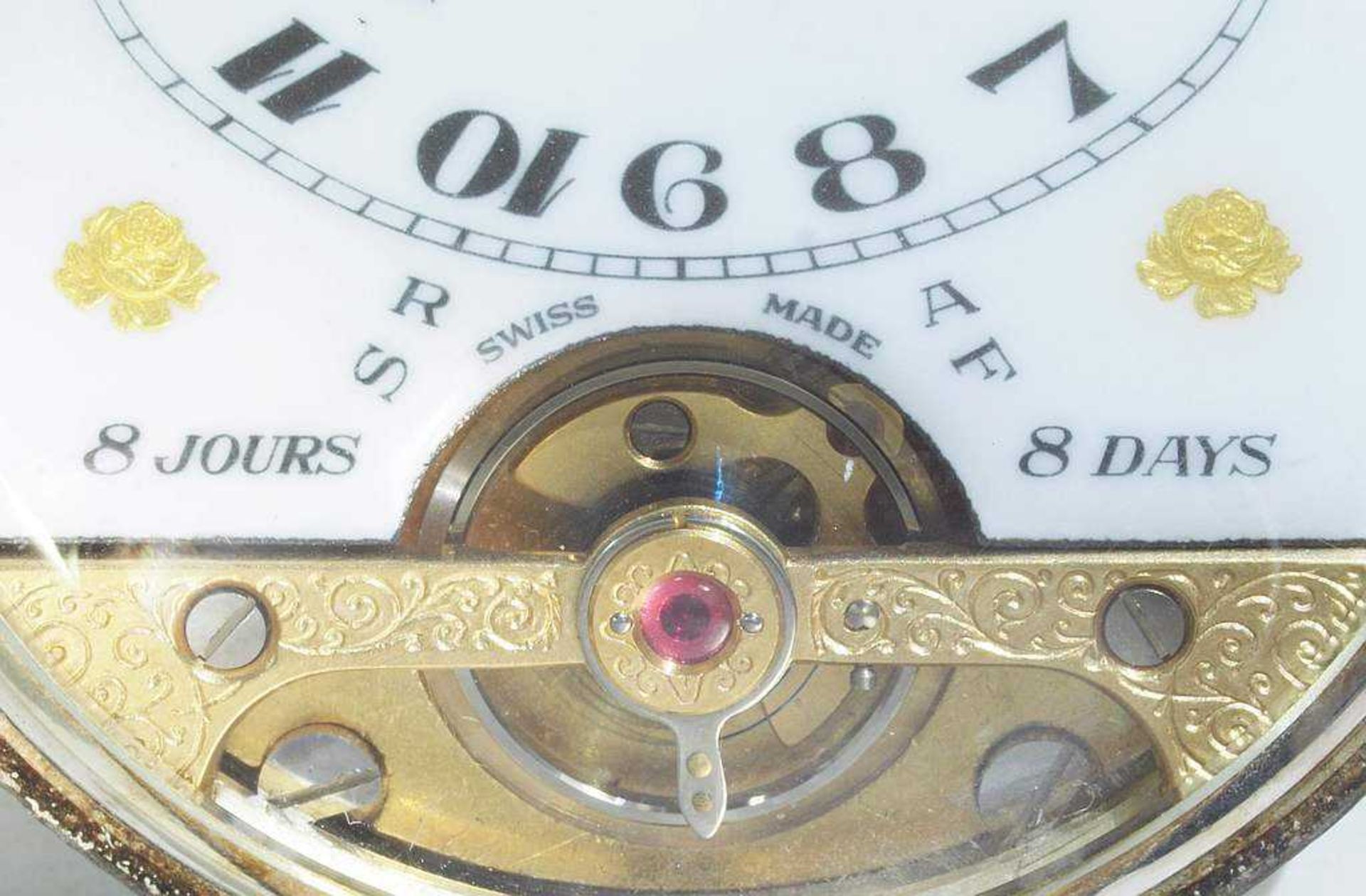 HEBDOMAS Sprungdeckel-Taschenuhr. HEBDOMAS Sprungdeckel-Taschenuhr, mit 8-Tage-Uhrwerk, Swiss - Bild 5 aus 7