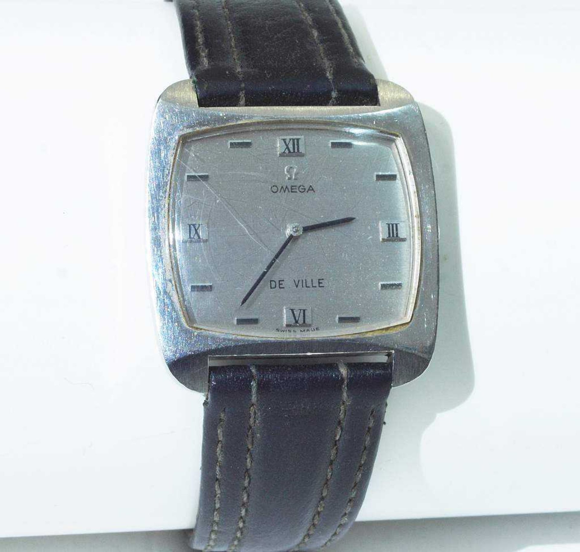 OMEGA Herrenuhr, "De Ville". OMEGA Herrenuhr, "De Ville". Edelstahlgehäuse mit Handaufzug. - Bild 2 aus 4