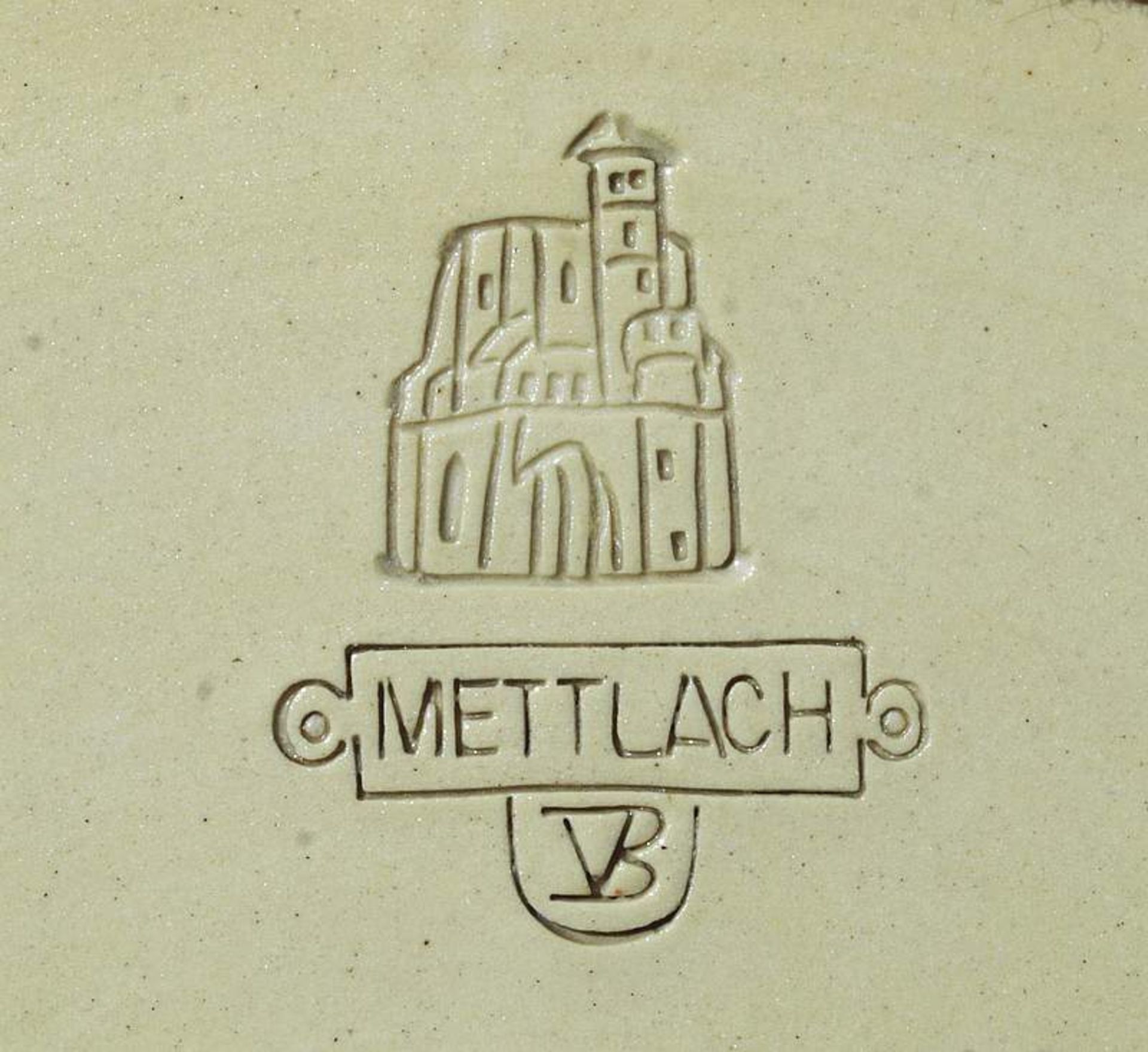 Großer Mettlach-Teller mit Zwergenmotiv, um 1890. Großer Mettlach-Teller mit Zwergenmotiv, um - Bild 8 aus 8