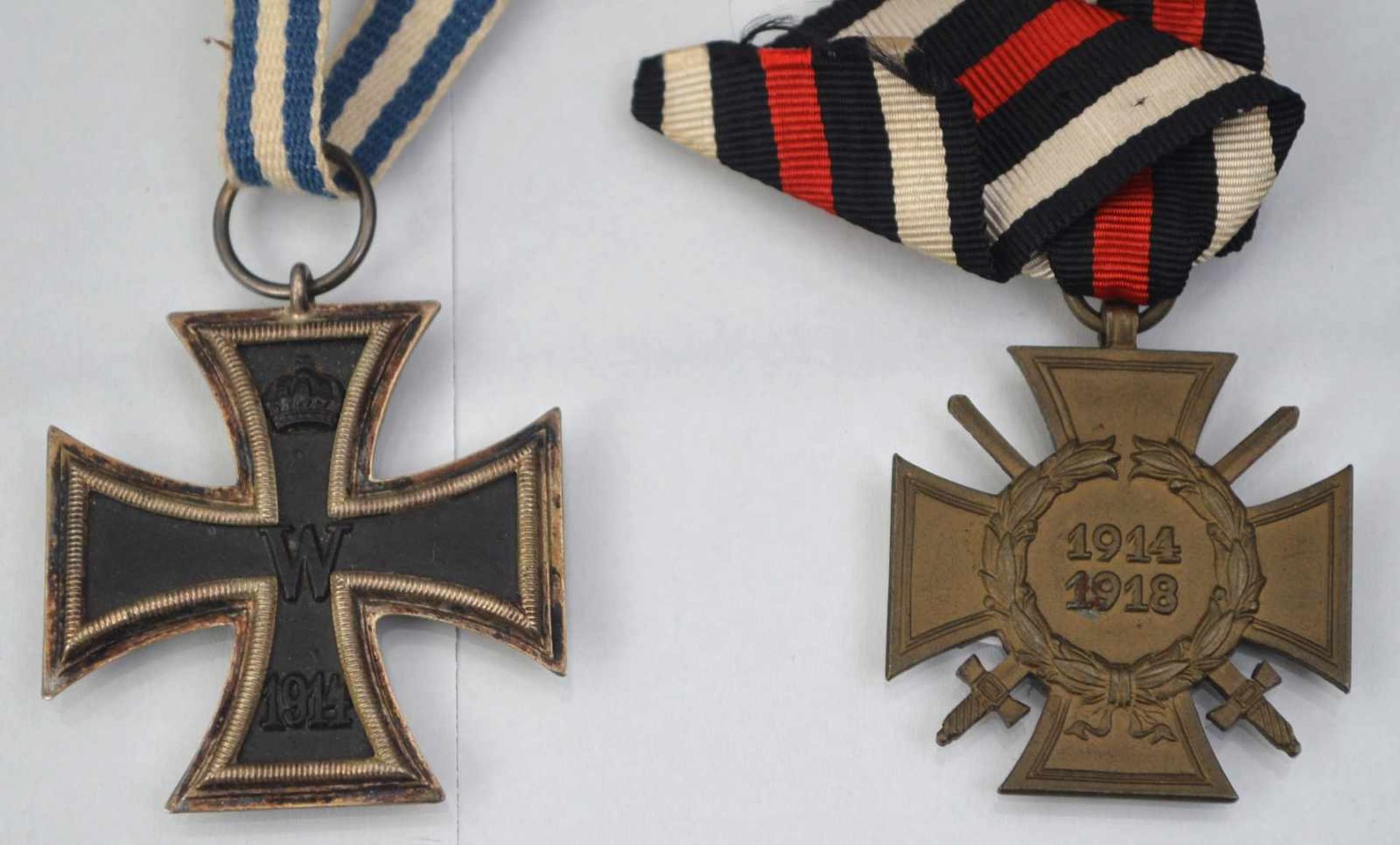 Zwei Orden EK I und Kriegsehrenkreuz
