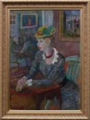 Terechkovitch, Costantin Andréevitch (1902 Moskau - 1978 Roquebrune)"Junge Frau mit Hut" und roter