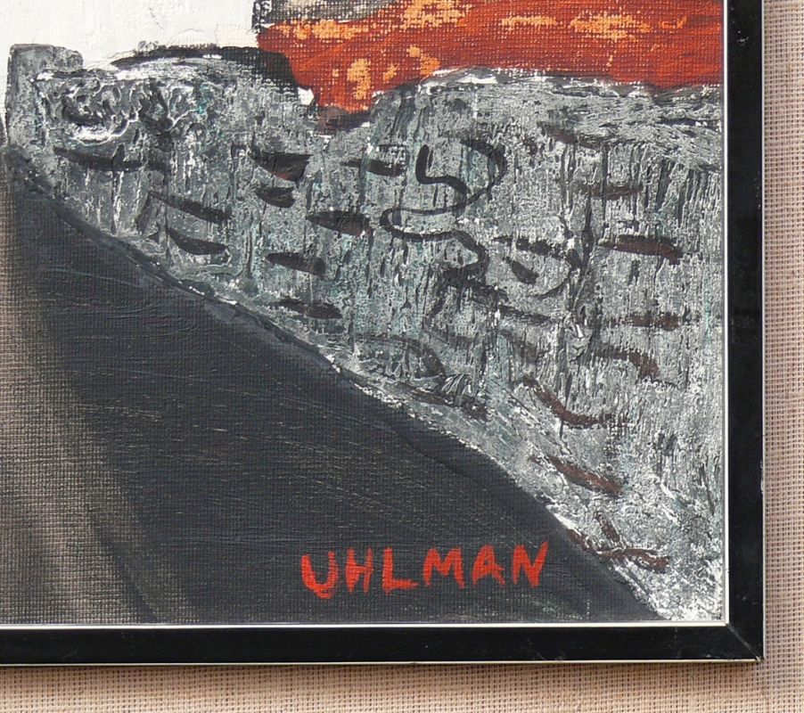 Uhlman, Fred (1901 Stuttgart - 1985 London)"Englische Landschaft"; ÖL/Malkarton; rechts unten sign.; - Image 3 of 4