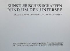 Allensbach-Mappe"Künstlerisches Schaffen rund um den Untersee"; 20 Jahre Kunstausstellung in