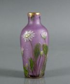 Jugendstil-Vase (1895 - 1900)VERRERIE D'ART LORRAINE; innerer Überfang milchig opak, außen