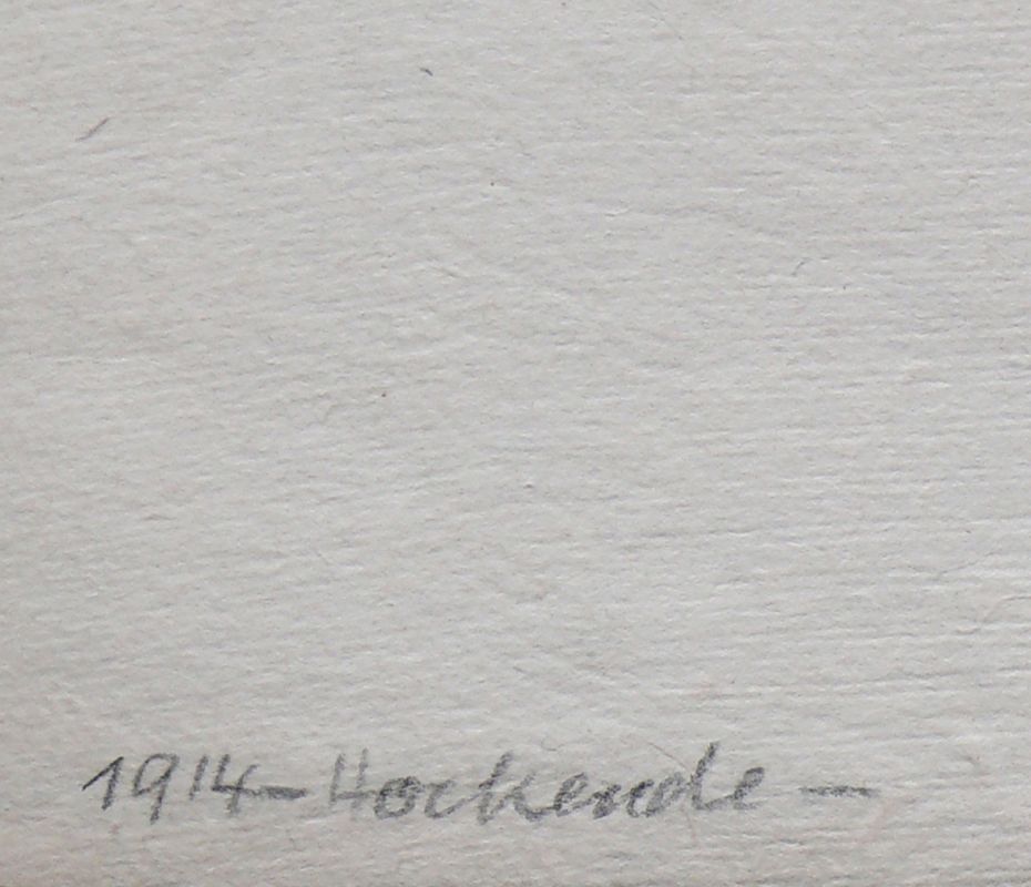 Heckel, Erich (1883 Döbeln - 1970 Hemmenhofen/Radolfzell)"Hockende 1913"; Holzschnitt; Blattgröße: - Image 4 of 5