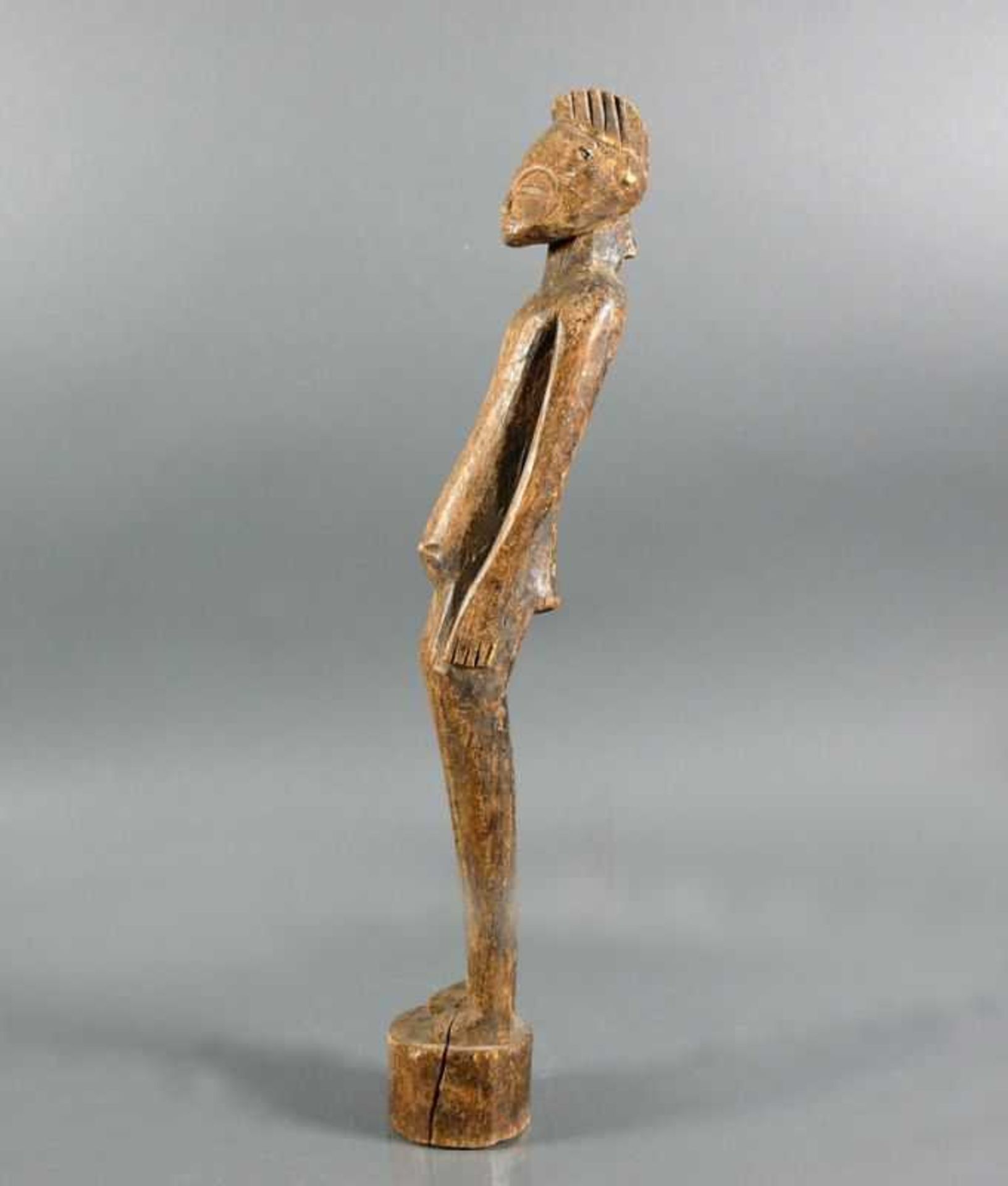 Stehende Figur Holz geschnitzt; H: ca. 45 cm - Bild 3 aus 4