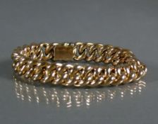 Armband 14ct GG; Gliederkette; L: 20 cm; 29g