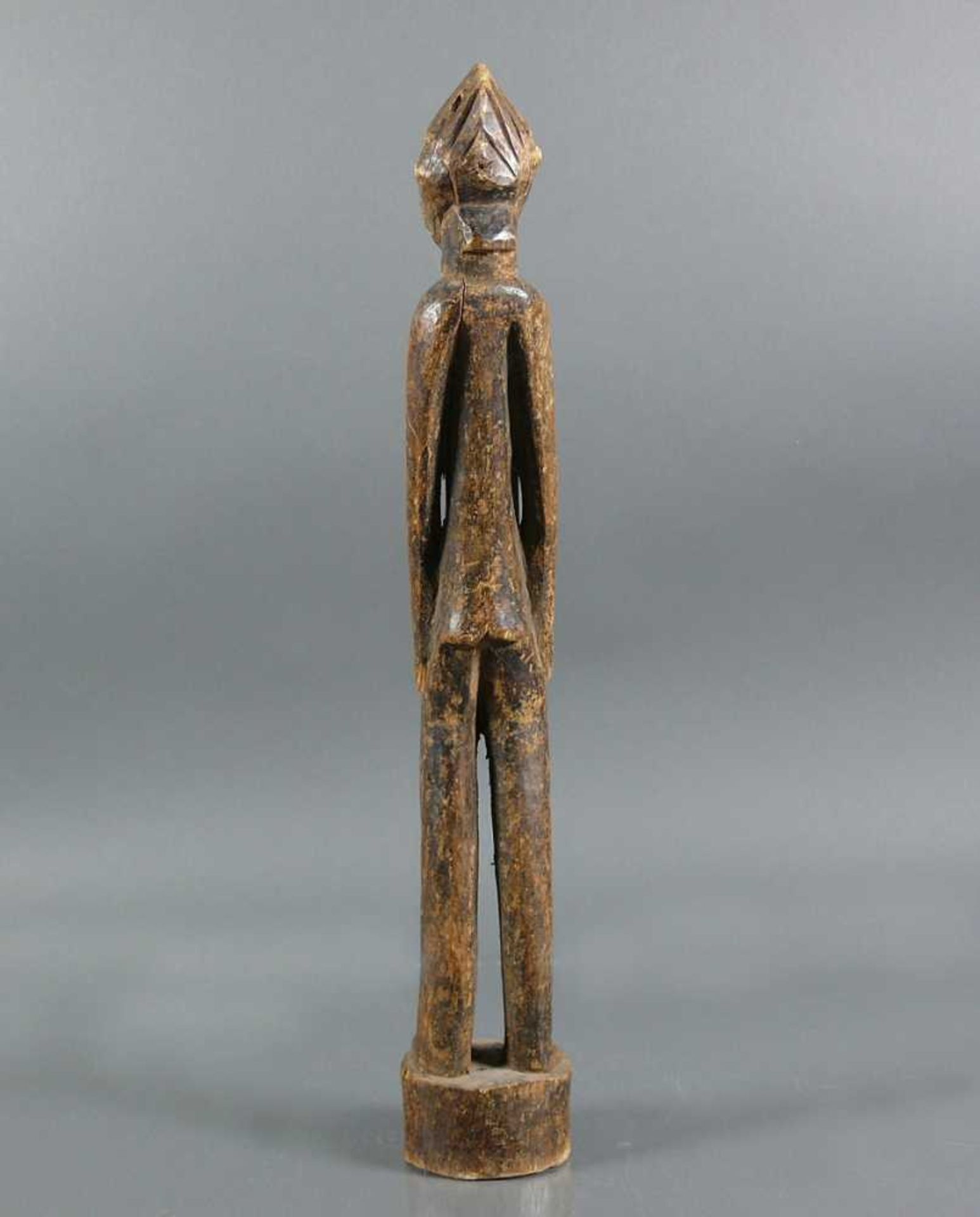 Stehende Figur Holz geschnitzt; H: ca. 45 cm - Bild 4 aus 4