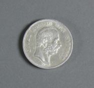 Silbermünze Fünf Mark, Georg König von Sachsen 1903