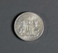Silbermünze Freie und Hansestadt Hamburg; Drei Mark 1911