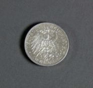 Silbermünze Zwei Mark 1904, Georg König von Sachsen