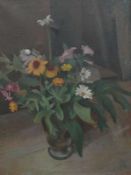 Rihm, Alexander (1904 Singen - 1944 Leschtina) "Blumenstillleben in Vase"; ÖL/LW; rechts unten