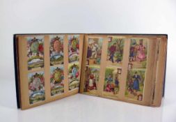 Album für Liebig-Bilder (Anfg. 20.Jh.) mit ca. 600 farbigen Bildern der LIEBIG COMPANY'S FLEISCH-