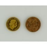 Kleine Münzsammlung kleine Mappe mit 17 Münzen und Medaillen vorwiegend Silber; 5 und 10 Mark