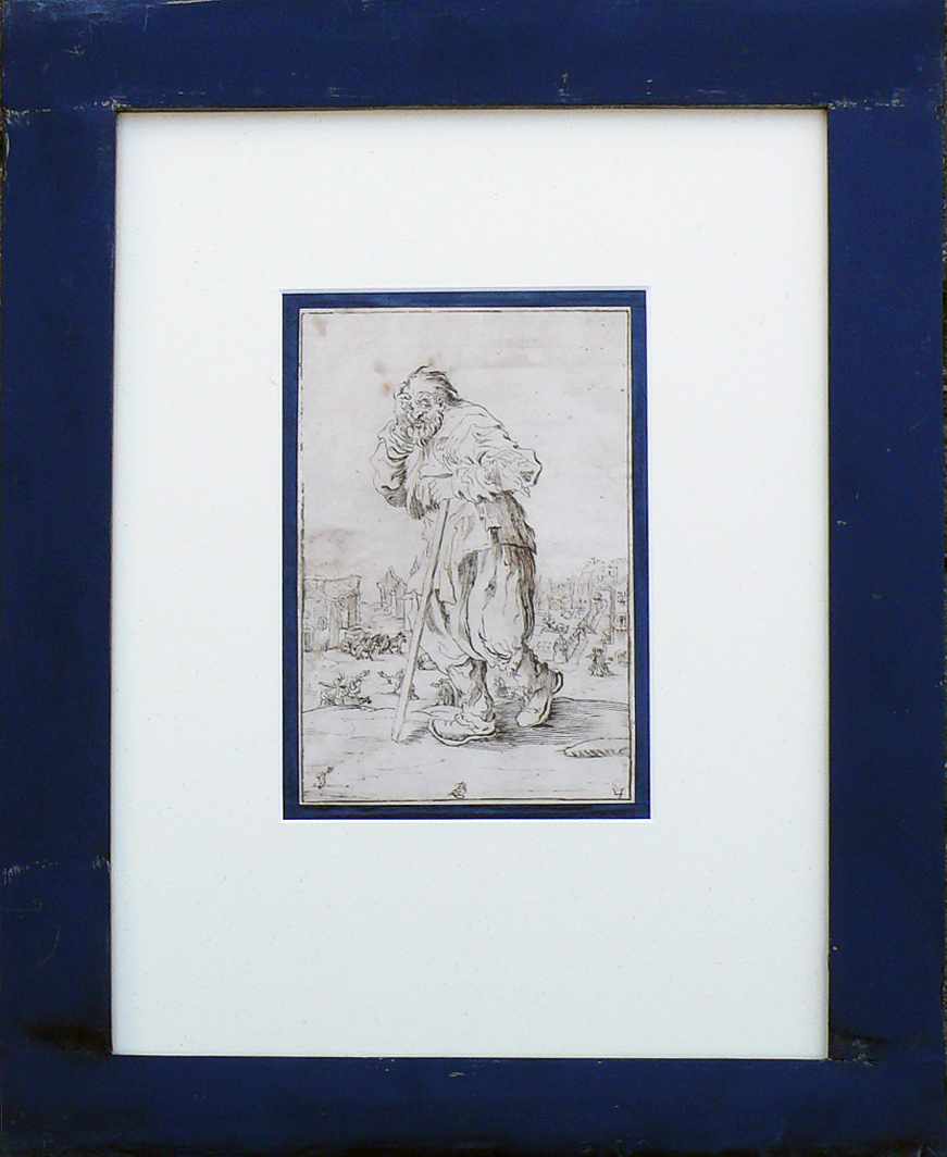 Callot, Jacques (Nancy 1592 - 1635, Umkreis/Schule) "Der Bettler mit dem langen Stock"; im - Image 2 of 14