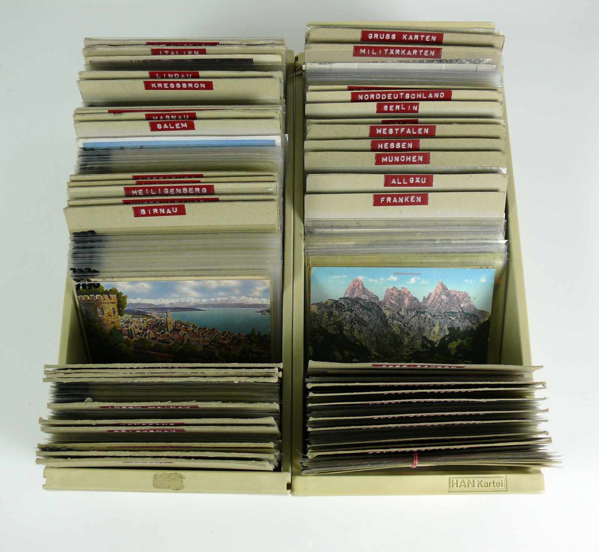 Sammlung Ansichtskarten (1900 - ca. 1950) insgesamt 665 AK's; dazu 14 WHV-Karten; 371 St. - Bild 2 aus 2