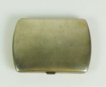 Zigaretten-Etui Silber 800; innen vergoldet und graviert:....Horchwerke Zwickau i/S; 74 g;