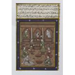 Persische Miniaturen (19.Jh.) 3 div. Darstellungen; am Rand jeweils numeriert; rückseitig und tlw.