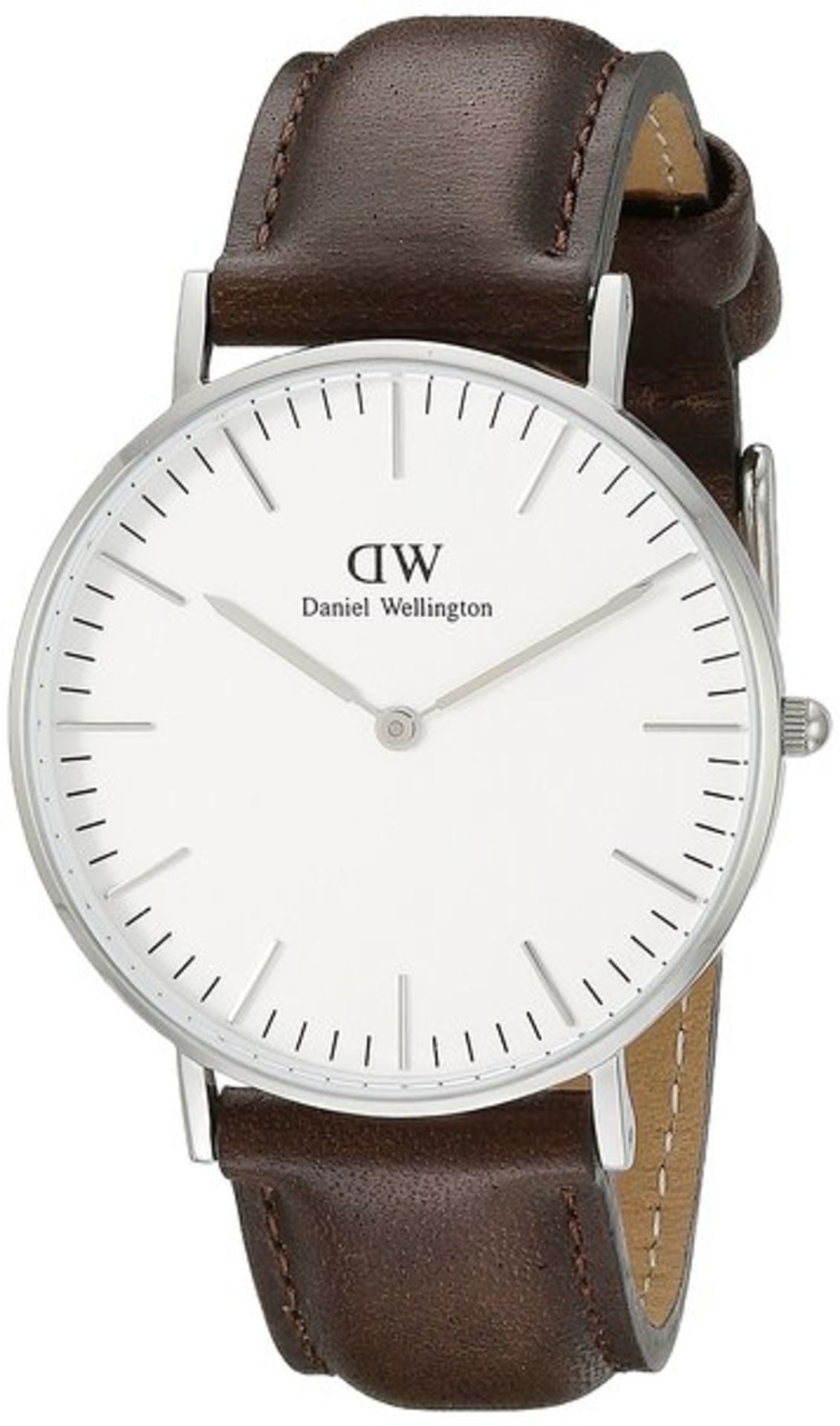 Daniel Wellington Ladies Watch Bristol 0611Dw Analogue Display And Gold Leather