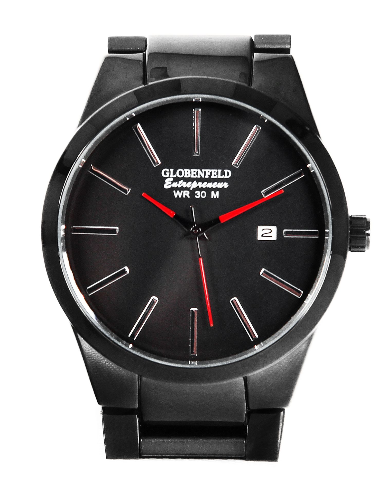 Globenfeld Entrepreneur Elegant Men’S Dress Watch. Limited Edition. Slimline Style With Black