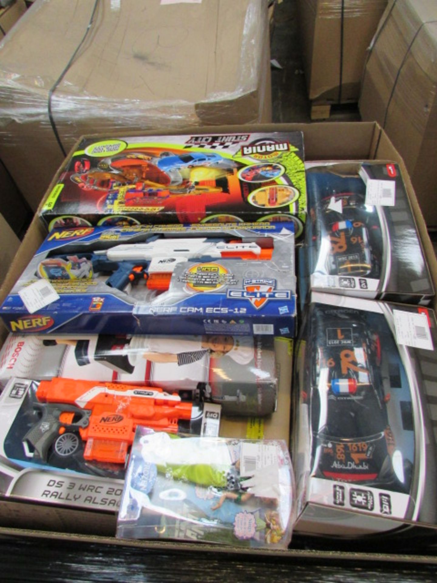 Over 50+  Various Kids Toys Inc Nerf Gun,Electric Cars,Hot Wheels,Bosch Toy Kithchen Set  ,Disneys