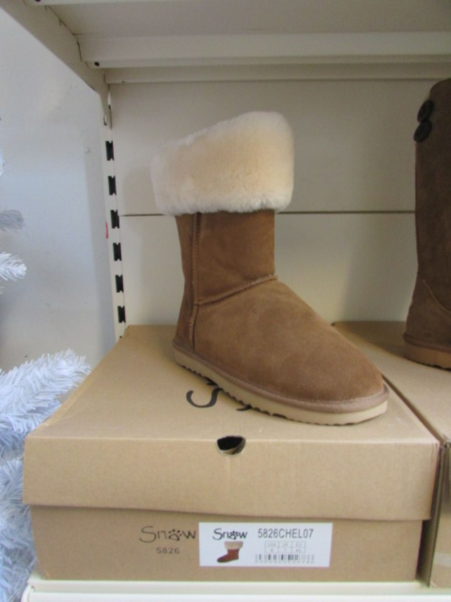 Snowpaw Boots 5826 Chestnut Size : 7