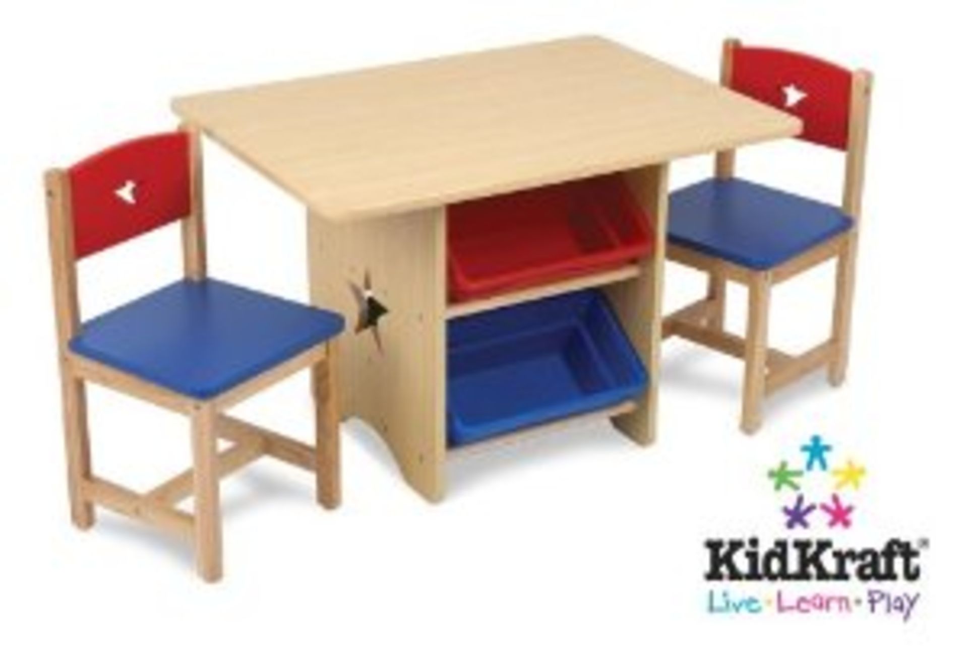 KIDKRAFT STAR TABLE & CHAIR SET 26912/26933