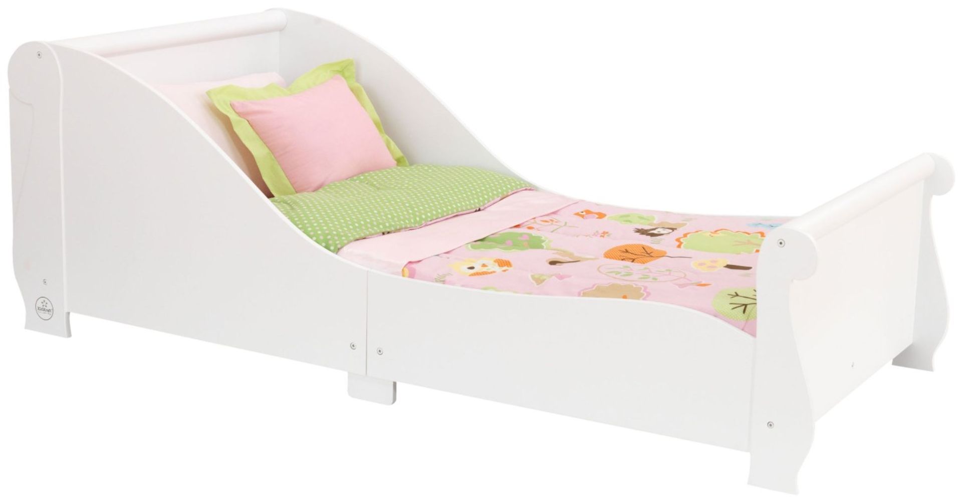 KIDKRAFT SLEIGH TODDLER BED WHITE