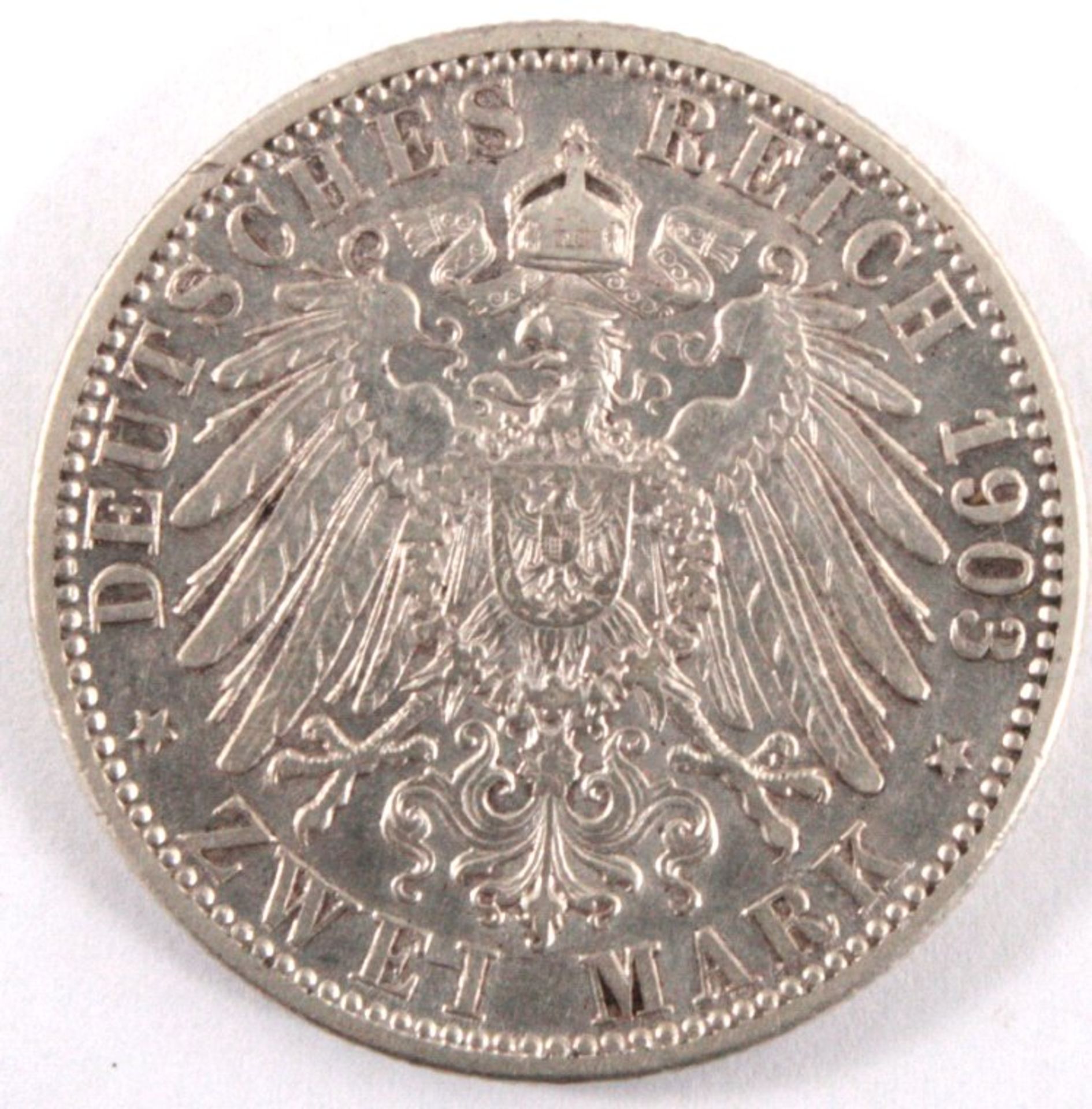 2 Mark Baden Großherzog Friedrich  1903J. 32silber - Image 2 of 2