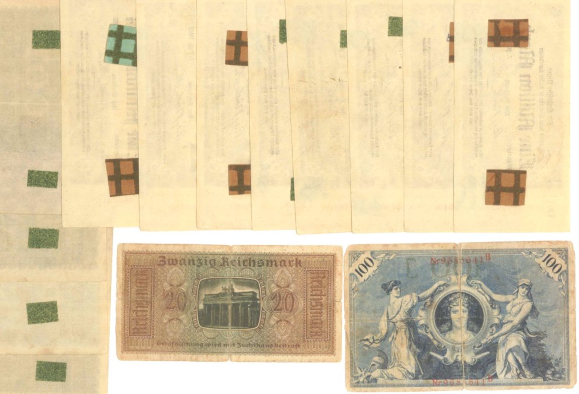 1923 Deutsches Reich INFLATION, BEHELFSBANKNOTENwohl amtliche oder halbamtliche Behelfsbanknoten - Bild 3 aus 3