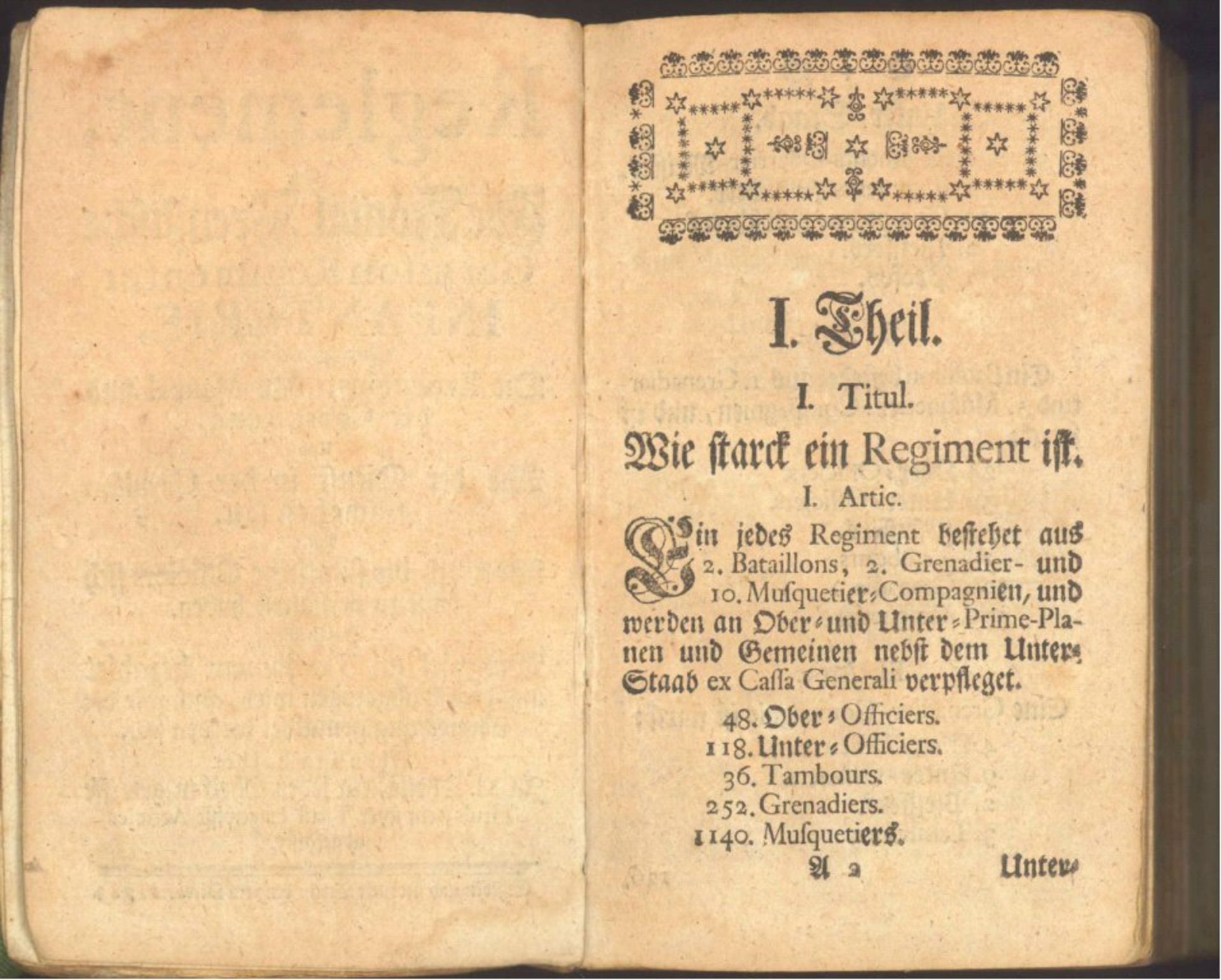 Reglement vor die Königl. Preussische Infanterie von 1743worin enthalten: die Evolutions, das Manual - Image 3 of 8
