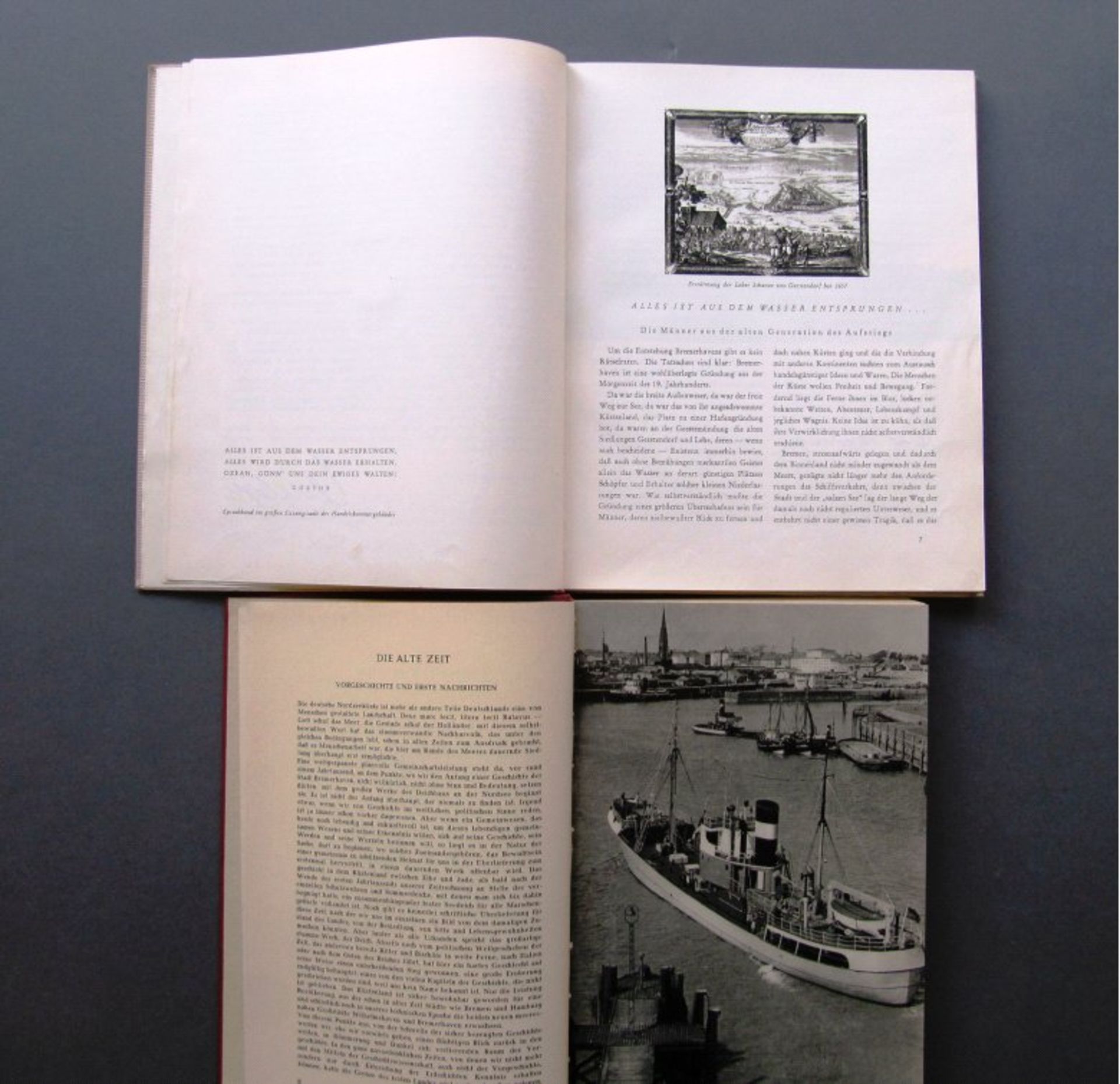 2 Bücher BremerhafenHeimatchronik der Stadt Bremerhafen 1955von Dr. Georg BesselBremerhaven die - Bild 2 aus 2