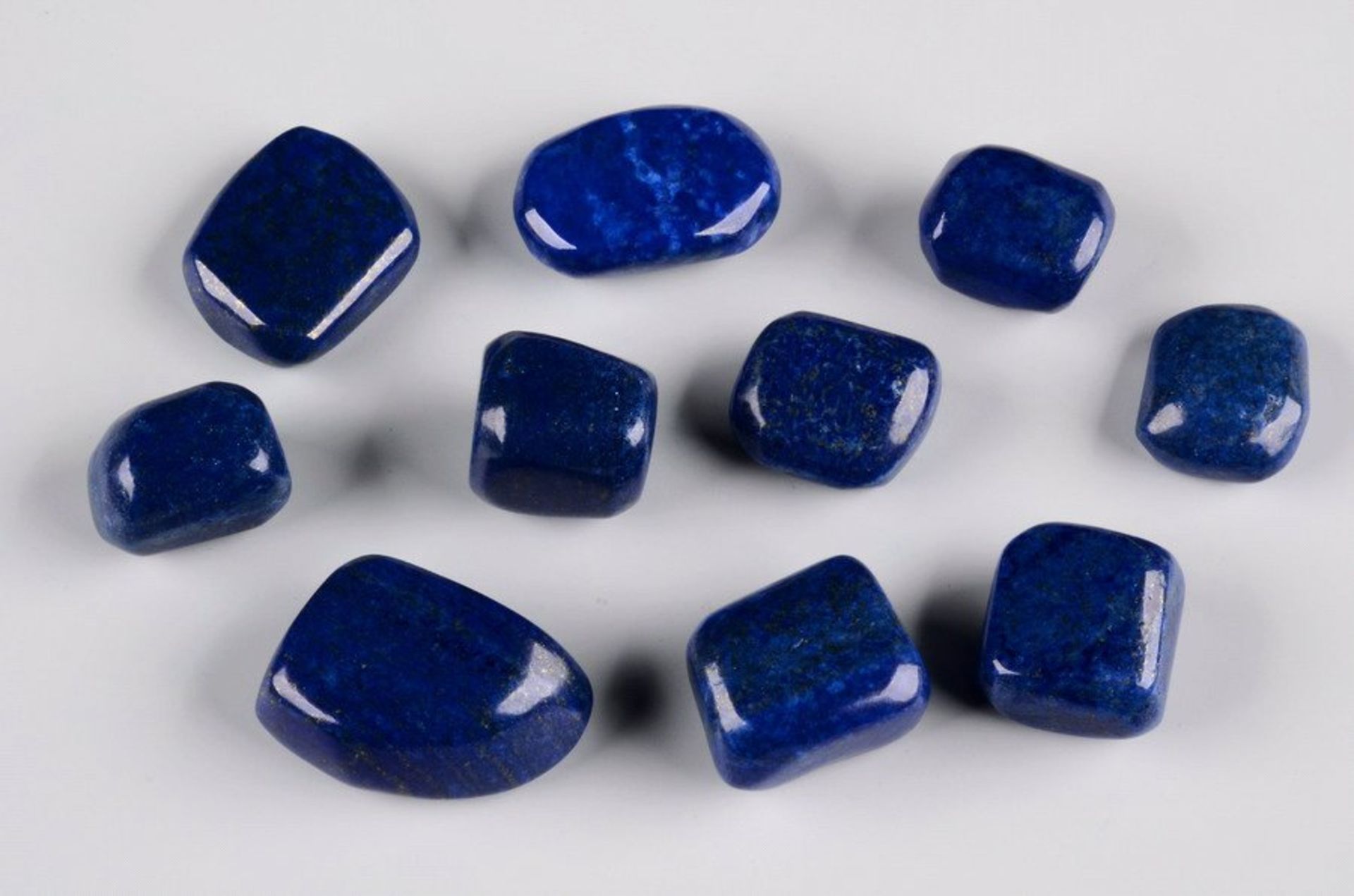 Lapislazuli Trommelstein 10 Stk. 100gAfghanistan