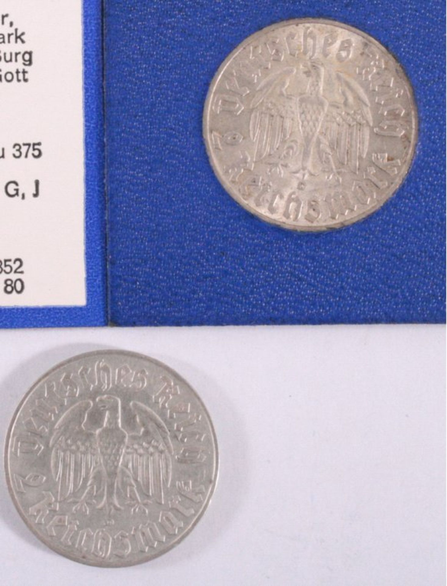2 x 2 Reichsmark Luther 1933, DJ. 352 - Bild 2 aus 2