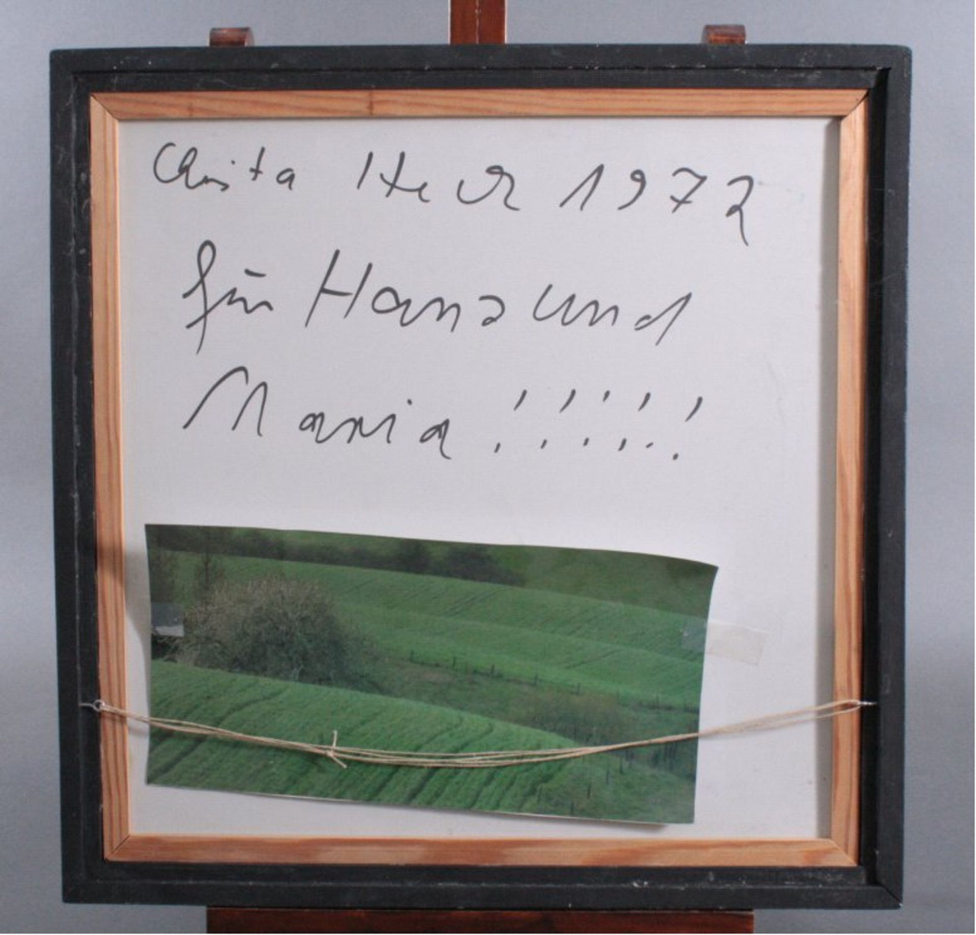 Christa Heck (1948)Öl auf Pappe, unten rechts signiert, verso signiert KristaHeck 1972 und - Bild 2 aus 2