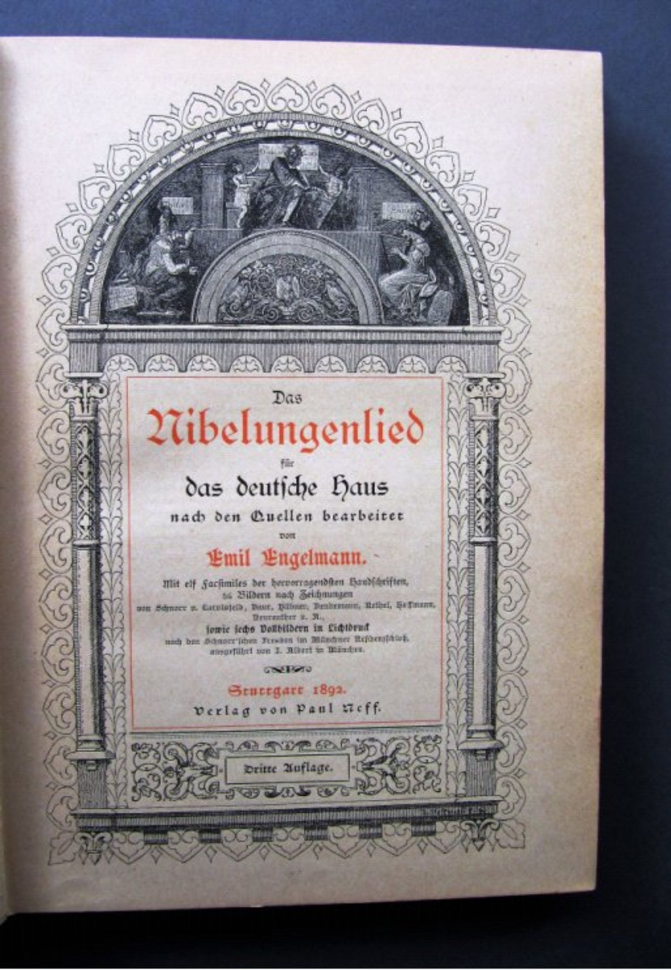 Das Nibelungenlied für das deutsche Hausnach den besten Quellen bearb. v. E. Engelmann.Verlag: - Bild 2 aus 4