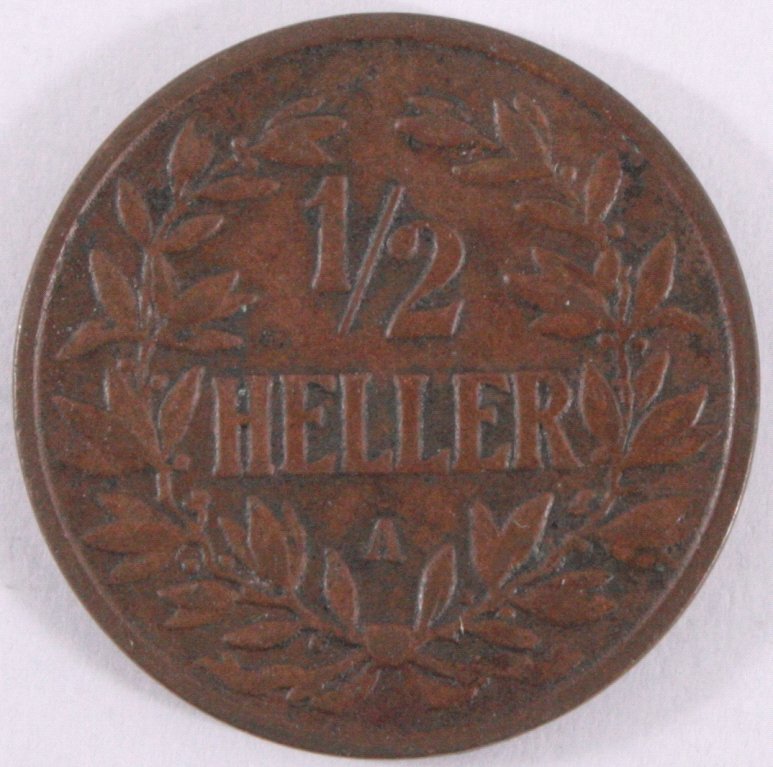1/2 Heller 1904 A Kolonien Deutsch-OstafrikaKupfer, 2,48 g, Auflage 1200858, Jäger 715, ss. Mit - Image 2 of 2