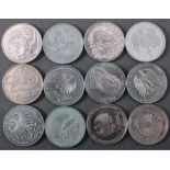 12 x 5 DM Münze nach 1979unterschiedliche Erhaltung