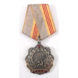 Russland, Orden des Arbeitsruhms 3. Kl. Nr. 1915/24Band fleckig."Order of Glory" 3rd grade