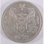 2 Gulden 1932 DanzigSilber, vzgl. Jäger D16. Mit Münzpaß von MDM