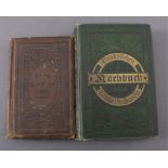 2 Kochbücher um 19001x Ein Kochbuch für jede Haushaltung, Verlag Karl RößlerDarmstad 1890,