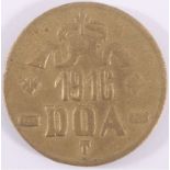 20 Heller 1916 T Deutsch-OstafrikaJäger 724, Randfehler