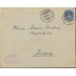 MOTIV MEDIZIN / NATURHEILKUNDE LOUIS KUHNE 1900Brief von "LENZBURG 5.VI.00" nach Leipzig zu dem