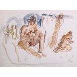 Leifer, Horst (1939-2003)Aquarell auf Papier, unten rechts signiert und datiertH.Leifer 80, ca.