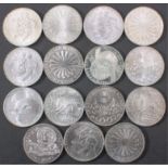 Konvolut 10 DM Münzen, Silber, BRD51 Stück, insgesamt ca. 230g Silber